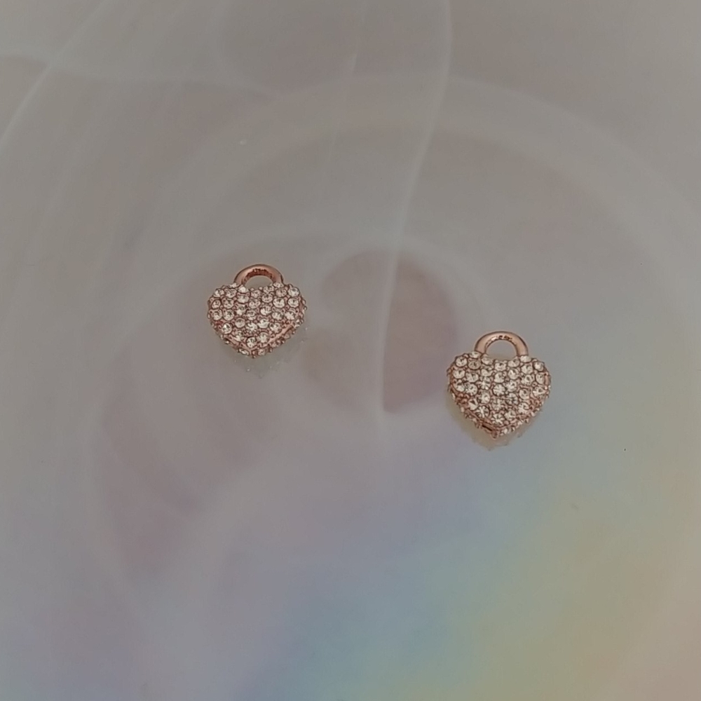 Origami Owl Heart Earring Drops